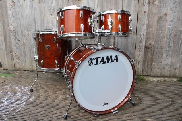 Tama Early 80's SuperStar 9700CS Outfit in Super Mahogany